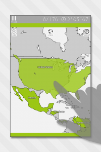 اسکرین شات بازی E. Learning World Map Puzzle 1