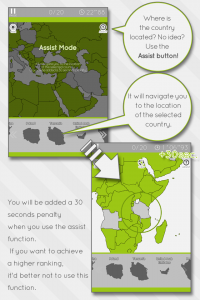 اسکرین شات بازی E. Learning World Map Puzzle 3