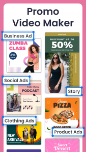 اسکرین شات 1 برنامه Marketing Video Maker Ad Maker
