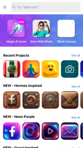 اسکرین شات برنامه App Icon Maker Pro 1