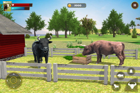 اسکرین شات بازی Angry Bull Family Survival 3D 5