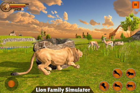 اسکرین شات بازی Lion Family Simulator: Jungle Survival 6
