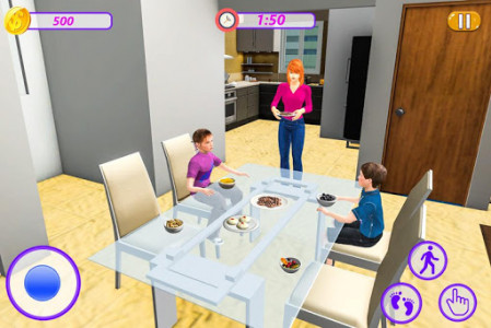 اسکرین شات بازی Virtual Mother Happy Family Simulator 2