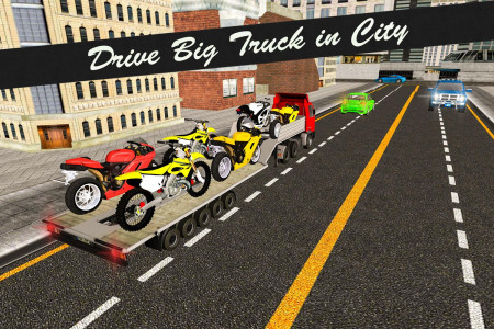 اسکرین شات بازی Bike Transport Truck 3D 2