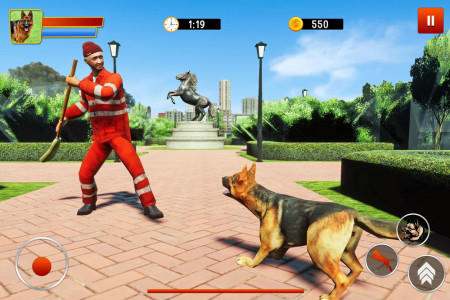 اسکرین شات بازی Wild Dog Attack Simulator 3D 2
