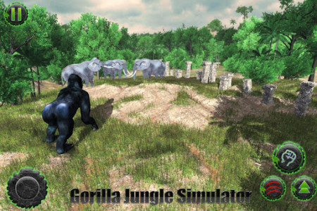 اسکرین شات بازی Angry gorilla vs Dinosaur: Wild Jungle Battle 5