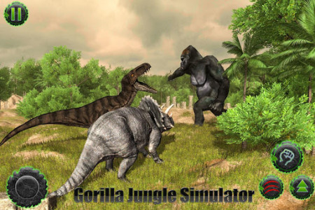 اسکرین شات بازی Angry gorilla vs Dinosaur: Wild Jungle Battle 7