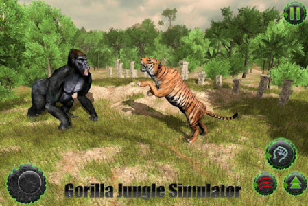 اسکرین شات بازی Angry gorilla vs Dinosaur: Wild Jungle Battle 3