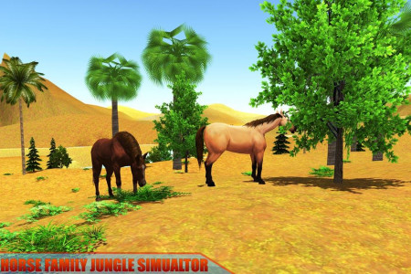 اسکرین شات بازی Horse Family Simulator 4