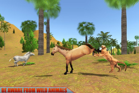 اسکرین شات بازی Horse Family Simulator 2