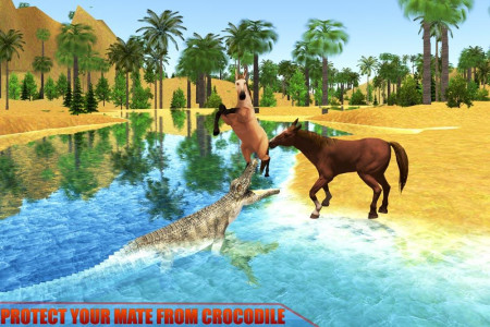 اسکرین شات بازی Horse Family Simulator 3