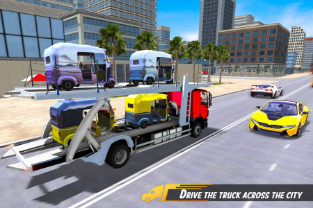 اسکرین شات بازی Tuk Tuk Rickshaw Transport Truck Driver 1