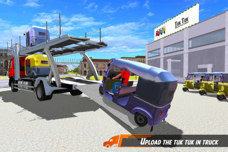 اسکرین شات بازی Tuk Tuk Rickshaw Transport Truck Driver 3