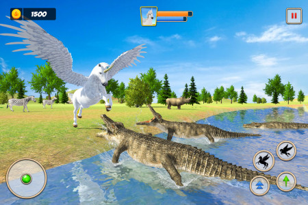 اسکرین شات 3 بازی Unicorn Family Simulator Game