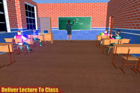 اسکرین شات بازی Virtual High School Teacher 3D 3