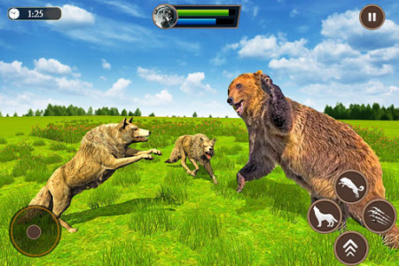 دانلود بازی Wolf Simulator 2020: Animal Family Sim Games برای اندروید |  مایکت