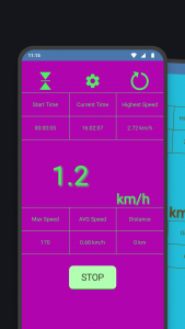 اسکرین شات برنامه Speedometer: GPS Speed Tracker 6