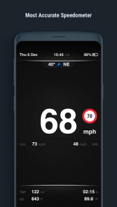 اسکرین شات برنامه GPS Speedometer for Car 1