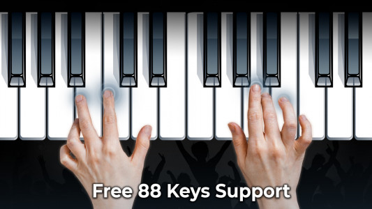 اسکرین شات برنامه Real Piano Keyboard 2