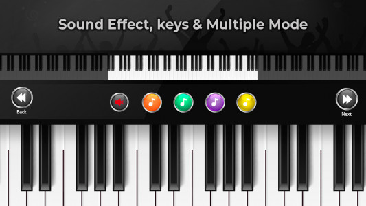 اسکرین شات برنامه Real Piano Keyboard 3