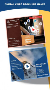 اسکرین شات برنامه Digital Brochure Maker, Video Marketing App 5