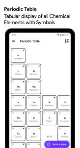 اسکرین شات 2 برنامه Periodic Table Elements 2025