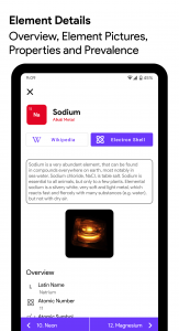اسکرین شات 3 برنامه Periodic Table Elements 2025