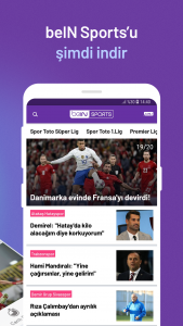 اسکرین شات برنامه beIN SPORTS TR 3