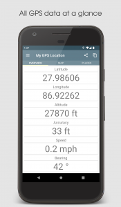 اسکرین شات برنامه My GPS Location: Realtime GPS 1