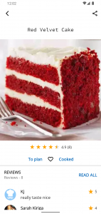 اسکرین شات برنامه Cake Recipes 3