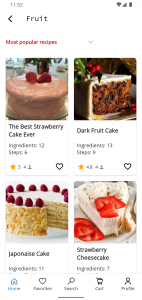 اسکرین شات برنامه Cake Recipes 2