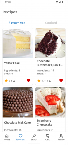 اسکرین شات برنامه Cake Recipes 4