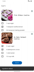 اسکرین شات برنامه Cookie Recipes 5