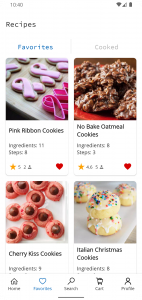 اسکرین شات برنامه Cookie Recipes 4