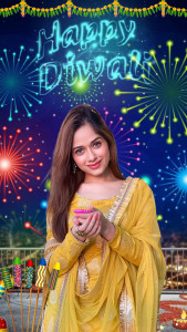 اسکرین شات برنامه Diwali Photo Frame 1