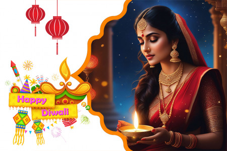 اسکرین شات برنامه Diwali Photo Frame 3