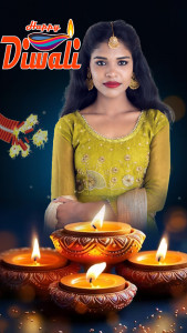 اسکرین شات برنامه Diwali Photo Frame 2