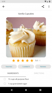 اسکرین شات برنامه Cupcake Recipes 3