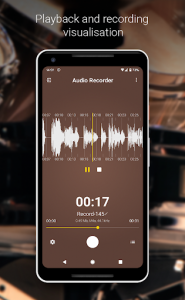 اسکرین شات برنامه Audio Recorder (no ads) 3