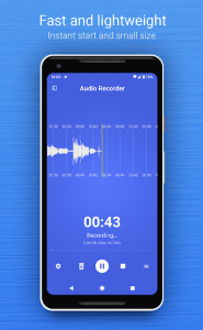 اسکرین شات برنامه Audio Recorder (no ads) 1