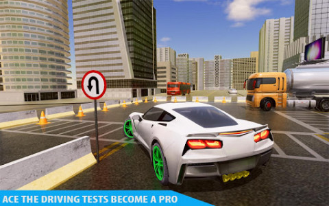 اسکرین شات برنامه Driving School 2019 - Car Driving Simulator 1