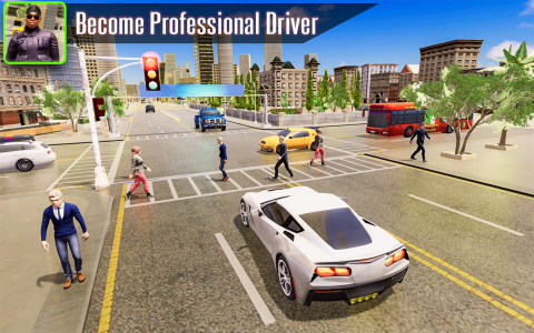 اسکرین شات بازی City Car Driver Academy Sim 3D 6