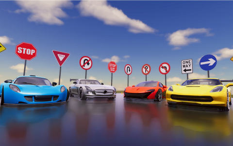 اسکرین شات بازی City Car Driver Academy Sim 3D 1
