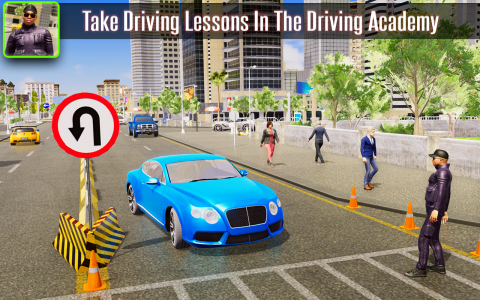 اسکرین شات بازی City Car Driver Academy Sim 3D 2