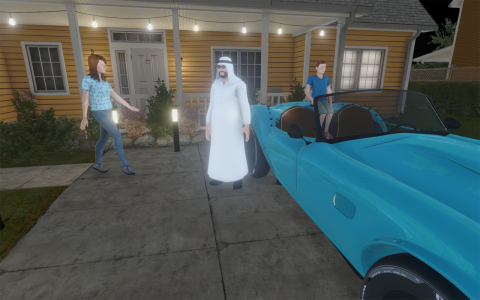 اسکرین شات برنامه Virtual Happy Arab Family: Billionaire Family 2019 5