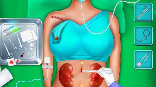 اسکرین شات برنامه Doctor Simulator Surgery Games 1