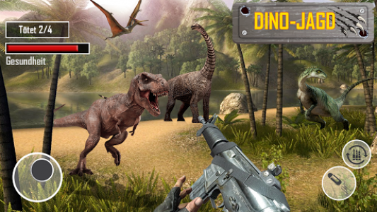 اسکرین شات برنامه Dinosaur Hunting- Dino FPS  Shooting & Hunter Game 5