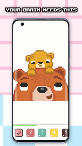 اسکرین شات 3 بازی Pixel Paint - Coloring Book