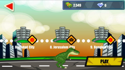 اسکرین شات بازی Jurassic Dinosaur City Rampage 5