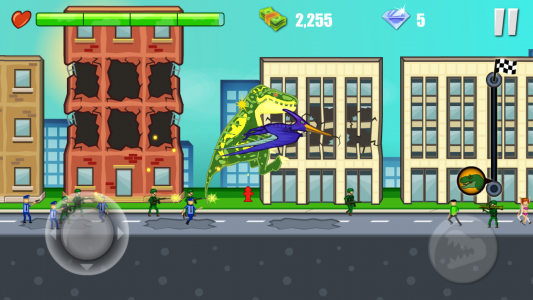 اسکرین شات بازی Jurassic Dinosaur City Rampage 6